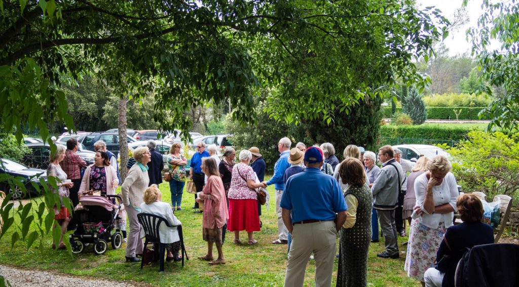 Before the Ascension Day service