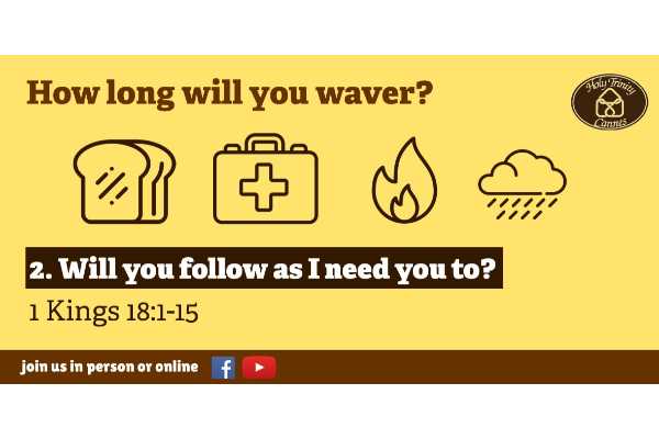 2. Will you follow as I need you to?