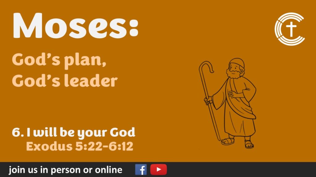 6. I will be your God